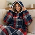 thumbnail image 7 of Pegasus Sports New England Patriots Wearable Sherpa Throw, 7 of 7