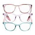 thumbnail interactive-video image 1 of Member's Mark Cat Eye Reading Glasses, 3 pk., 1 of 7