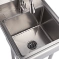 thumbnail image 5 of TRINITY® EcoStorage® Stainless Steel Utility Sink NSF w/ Pull-Out Faucet, 5 of 9