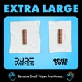 thumbnail image 7 of DUDE WIPES XL Flushable Wipes, Fragrance Free, 8 ct., 400 wipes, 7 of 11