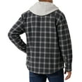 thumbnail image 3 of Lee Men's Sherpa Bonded Flannel Shacket, 3 of 9