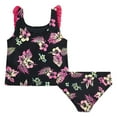 thumbnail image 5 of Hurley Girls 2-Piece Ruffle Tankini Swim Set, 5 of 8