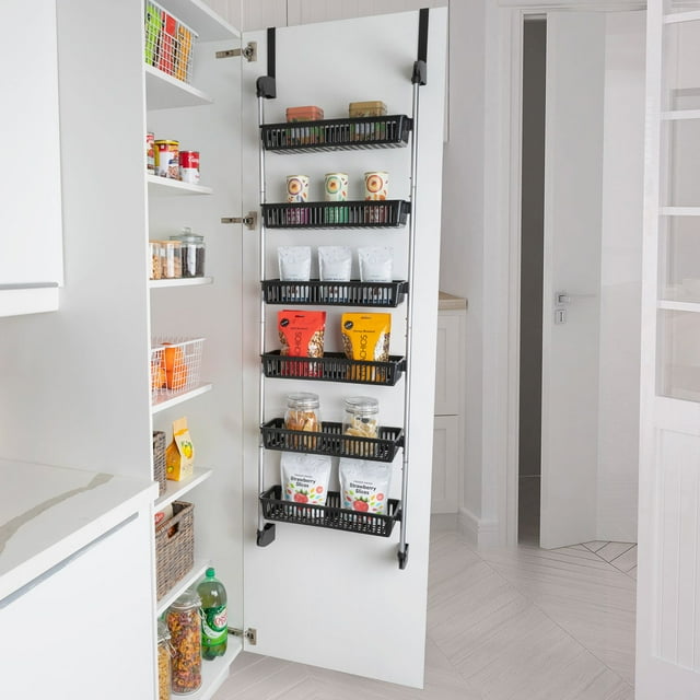 Smart Design 6-Tier Pantry Organizer with 6 Full Baskets, Choose Color
