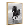 thumbnail image 1 of Graceful Horse Black and White Canvas Print by Oliver Gal Prints, 1 of 4