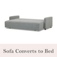 thumbnail image 5 of Members Mark Convertible “Sit & Sleep” Sofa, Gray, 5 of 20