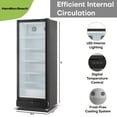 thumbnail image 15 of Hamilton Beach Commercial Refrigerator, 17.0 Cu. Ft., Glass Display, Frost-Free, Black, 15 of 17