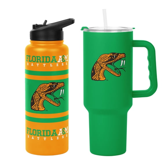 Logo Brands Florida A&M Rattlers Tumbler Set