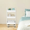 thumbnail image 6 of Seville Classics 3-Tier Steel Cart, 16.7" W x 13.9" D x 34.9" H, 6 of 7