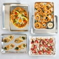 thumbnail image 2 of Nordic Ware Naturals 6-Piece Silver Eighth Sheet Pans, 2 of 7
