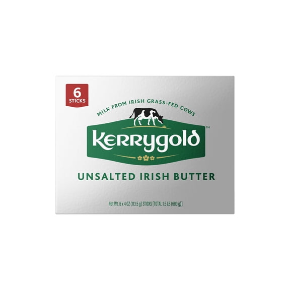 Kerrygold Unsalted Butter Sticks, 4 oz., 6 pk.