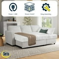 thumbnail image 16 of Serta Kendal Fabric Convertible Sofa, 16 of 20