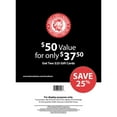 thumbnail image 2 of Lion's Choice  + LC Restaurants $50 Gift Card Multi-Pack, 2 x $25, 2 of 5