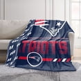 thumbnail image 2 of Logo Brands New England Patriots 60"x70" Super Plush Blanket, 2 of 5
