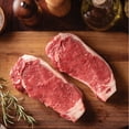 thumbnail image 1 of Grizzly Ridge Bison NY Strip Steaks, Frozen, 10 oz., 6 ct., 1 of 5