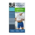 thumbnail image 4 of Jockey Men's 4-Pack Lightweight Cotton Blend 7" Long Leg Boxer Brief, 4 of 5