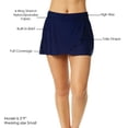 thumbnail image 4 of Anne Cole Mid Rise Swim Skort, 4 of 5