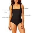 thumbnail image 2 of Anne Cole Ladies Square Neck One Piece Swimsuit, 2 of 4
