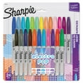 thumbnail image 1 of Sharpie Electro Pop Markers, Fine Point, Assorted Colors, 24pk., 1 of 6