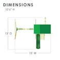 thumbnail image 8 of Gorilla Playsets Avalon Treehouse Wood Swing Set with Vinyl Canopy and Trapeze Arm, 8 of 8