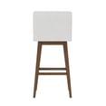 thumbnail image 9 of HH2 Home Upholstered Tapered Back Wood Adjustable Height Swivel Bar Stool, 9 of 13