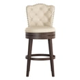 thumbnail image 2 of HH2Home Edenwood Wood Counter Height or Bar Height Swivel Stool, 2 of 10