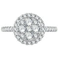 thumbnail image 3 of 1.20 CT. T.W. Round Cluster Halo Diamond Ring in 14K Gold, 3 of 6