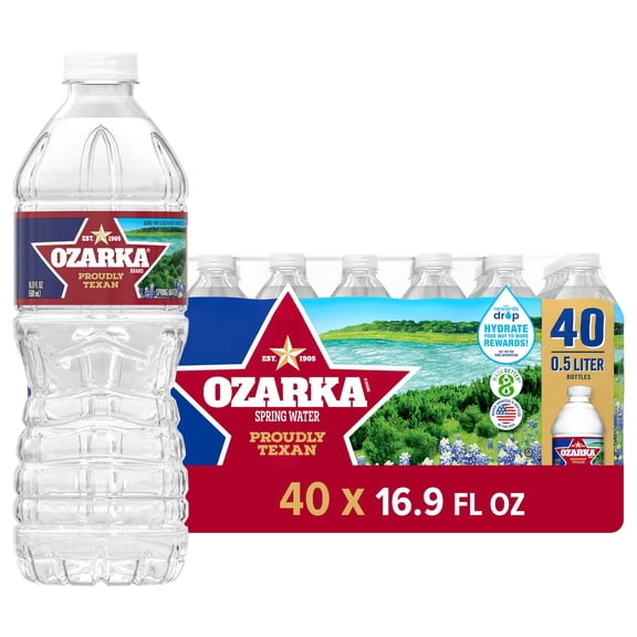 Ozarka 100% Natural Spring Water 16.9 fl. oz., 40 pk.