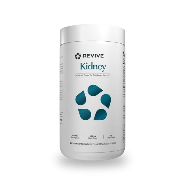 Revive MD Kidney Support Clincally Dosed Daily Supplement Capsules, 135 ct.