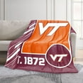 thumbnail image 2 of Logo Brands Virginia Tech Hokies 60"x70" Super Plush Blanket, 2 of 6