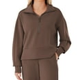 thumbnail image 1 of Member's Mark Women's Sandwash Half-Zip Pullover, 1 of 7