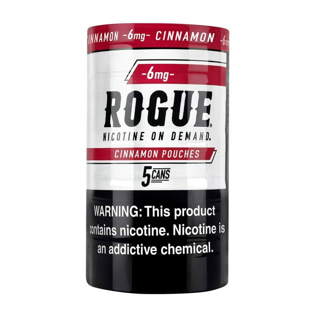 rogue tobacco free nicotine pouches Rogue Oral Tobacco Nicotine Pouches, Cinnamon, 6 mg, 20 ct., 5 pk