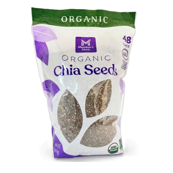 Members Mark Organic Chia Seeds, 48 oz.