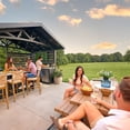 thumbnail image 21 of Range Covered Appliance-Ready Outdoor Kitchen w/ Refrigerator & Sink, 21 of 23