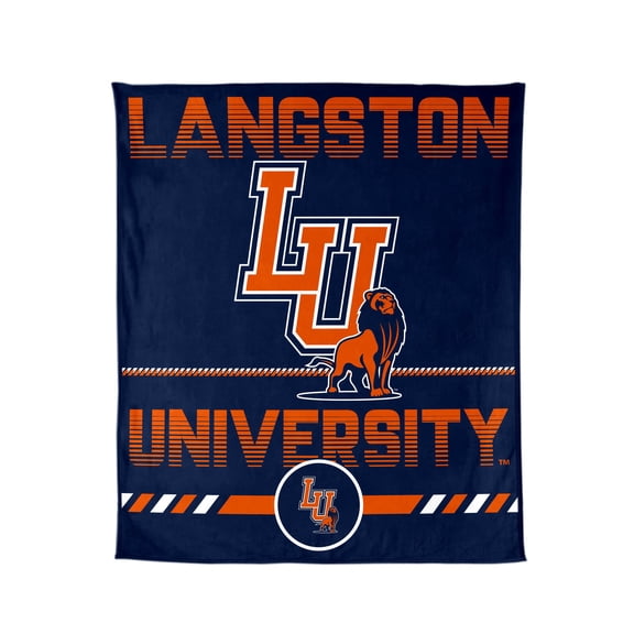 Logo Brands Langston University Lions 60"x70" Super Plush Blanket