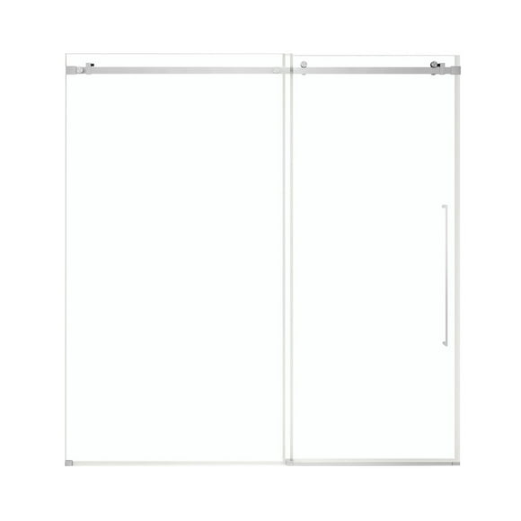 OVE Decors Selby 67-1/2"-72"W x 74"H Frameless Sliding Shower Door with Clear Glass