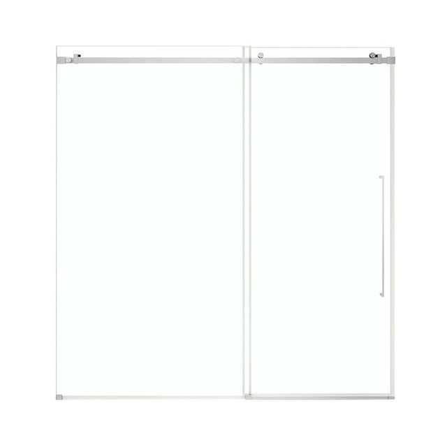 OVE Decors Selby 67-1/2"-72"W x 74"H Frameless Sliding Shower Door with Clear Glass