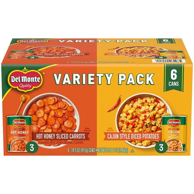 Del Monte Bold Vegetable Variety Pack, 14.5 oz., 6 pk.