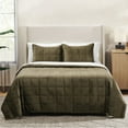 thumbnail interactive-video image 1 of Member's Mark 3-Piece Velvet Box Quilt Set, Assorted Sizes, 1 of 6