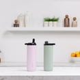 thumbnail image 3 of Zulu Base Stainless Steel Water Bottle with Lids., 2 Pack 24oz each, Includes 2 Extra Lids (Choose Color), 3 of 5