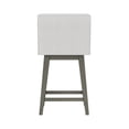 thumbnail image 14 of HH2 Home Upholstered Tapered Back Wood Adjustable Height Swivel Bar Stool, 14 of 19