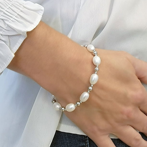 Freshwater Cultured Pearl 3 Piece Set in Sterling Silver