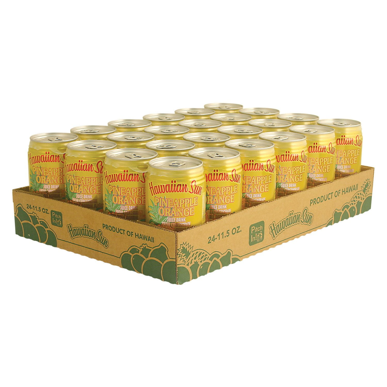 Hawaiian Sun Pineapple Orange Nectar, 11.5 fl. oz., 24 pk