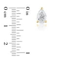 thumbnail image 4 of Lab Created 2.00 CT. T.W. Fancy Cut Diamond Stud Earrings in 18K Gold, 4 of 5