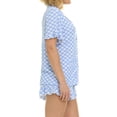 thumbnail image 5 of Betsey Johnson Women's Short Sleeve & Ruffle Short Pajama Set, 5 of 6