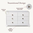 thumbnail image 4 of Little Seeds Briar 6-Drawer Dresser, Choose Color, 4 of 9