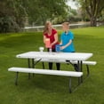 thumbnail image 8 of Lifetime 6-Foot Classic Folding Outdoor Dining Picnic Table, 8 of 10