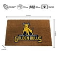 thumbnail image 3 of Logo Brands Johnson C Smith Golden Bulls Doormat, 3 of 5