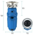 thumbnail image 3 of American Standard Compact 3/4 HP Garbage Disposal, 3 of 3