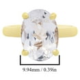 thumbnail image 7 of Solitaire Oval Gemstone Ring in 14K Gold, 7 of 9