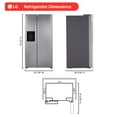 thumbnail image 5 of LG 27 cu. ft. Side-by-Side Refrigerator w/ New Bar Handle Design, 5 of 9